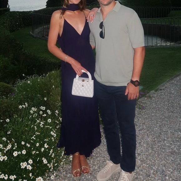 KHAITE Deep Purple Midi Dress - Picture 2 of 3